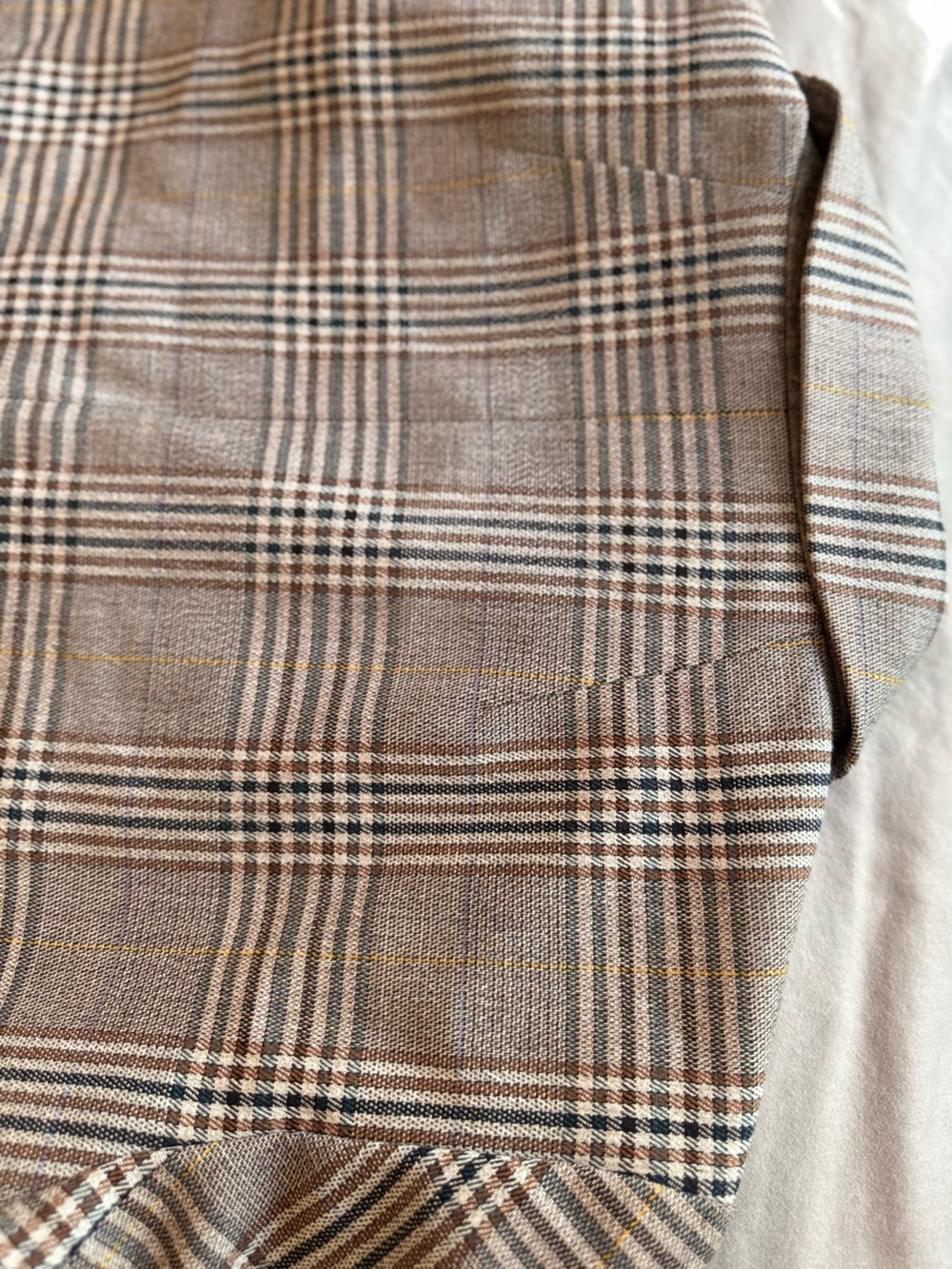 MADEWELL Caldwell Menswear Plaid Double-Breasted Blazer Classic Jacket - Picture 9 of 16
